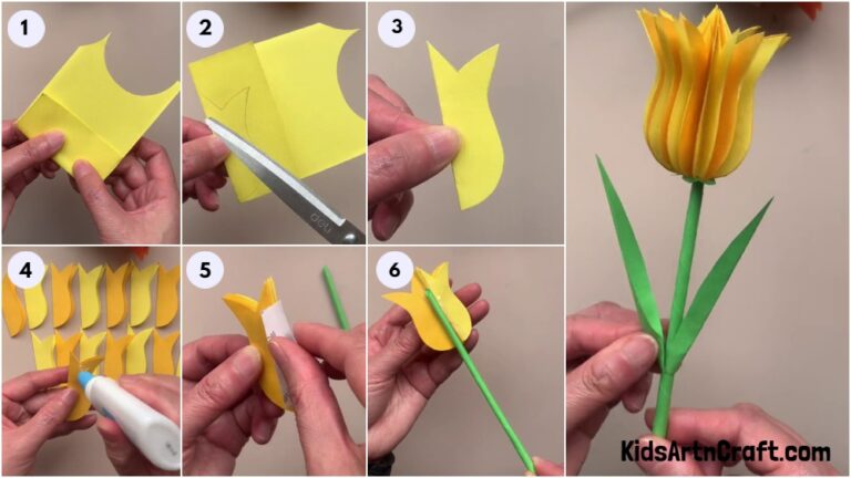BloomJoy Magic Petal Flower Art Kit - DIY 3D Paper Flower Craft For Kids Ages 6-12