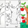 How to Paint an Apple Tree Easy Tutorial