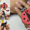 Ladybug paper Ring Craft Easy Tutorial for kids