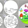 Learn to draw Flower Garden drawing for kids