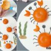 Learn To Make Crab Craft Tutorial Using Orange Peel And Leaves