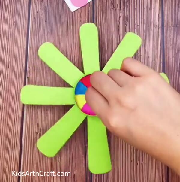 Fixing the Toothpick In The Base-Learn to Create a Paper Cup Helicopter Fan Propeller Craft