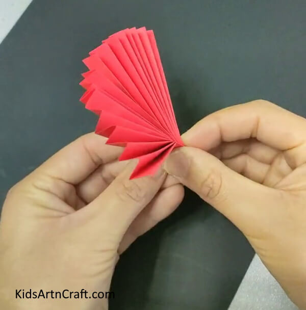 Make Red Craft Paper Into Fan- Educate Yourself On Creating A Paper Doll Toy Straightforward Craft For Kids