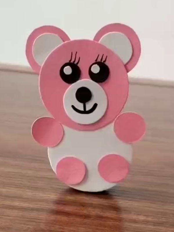 The Paper Teddy Craft Is Ready!-The Paper Teddy Craft Is Ready!