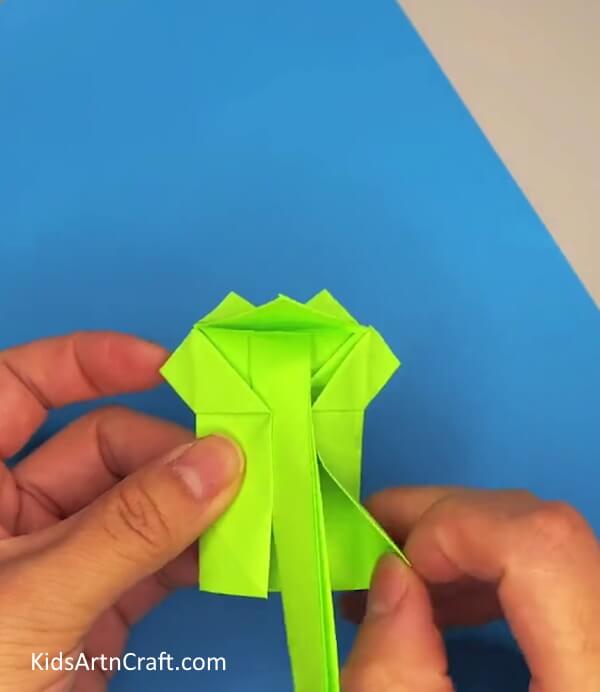 Covering Strip-Making a Paper Frog that Moves - Fun for Kids