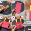 Paper Bunny & Carrot Hanging Craft For Kids