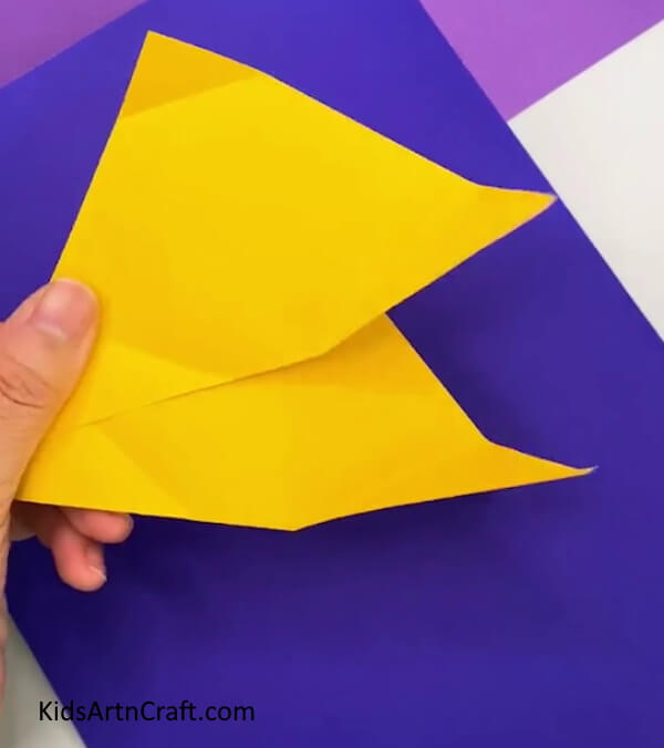 Unfold The Triangle-Crafting a Paper Elephant with a swaying trunk - An Effortless Task For Youngsters 