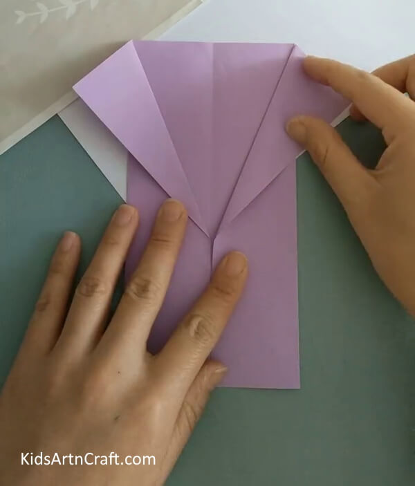 Making Some Unique Folds- Paper Origami Butterfly - a craft tutorial for children