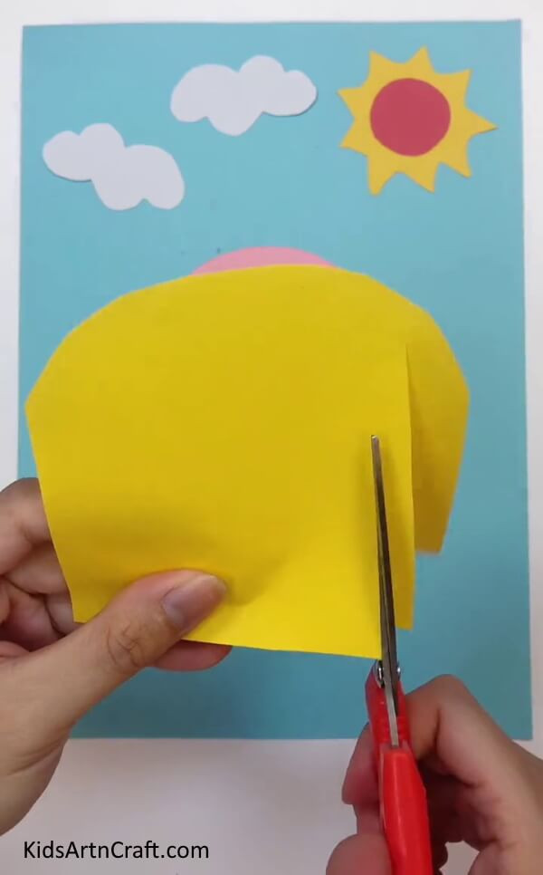 Cutting Vertical Strips - A Step-by-Step Guide to Crafting Your Own Paper Princess