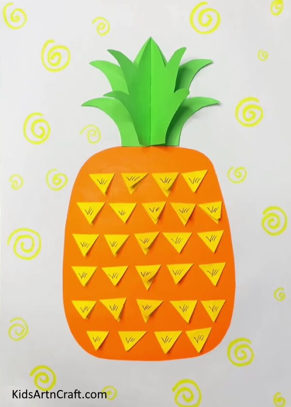 Finally, Your Pineapple is ready to tutorial for kids- A comprehensive guide to Pineapple Paper Crafts for youngsters 