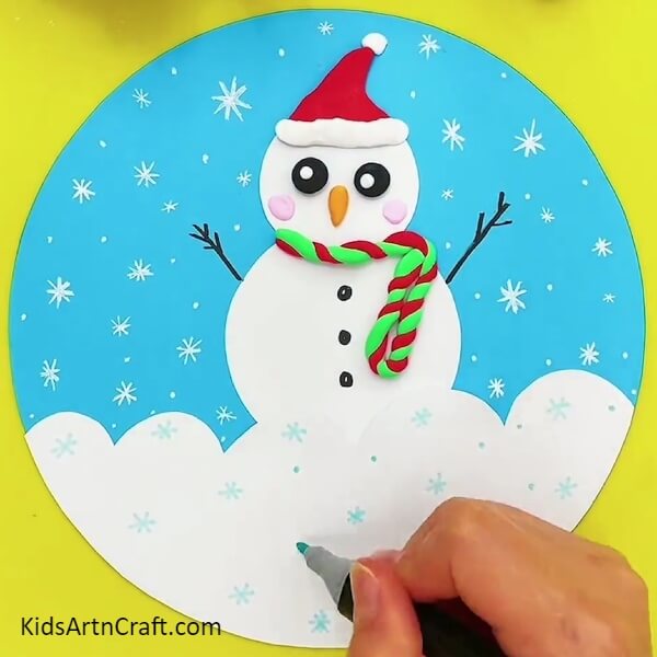 Making More Snowflakes-Creating A Pretty Snowman Out Of Paper Clay - Guide For Beginners