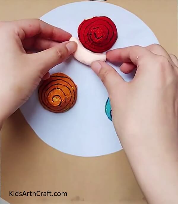 Making a Snail's Body Using Clay - Guide to Crafting Snails with Recycled Egg Cartons for Children 