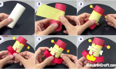 Recycled Toilet Paper Roll Nutcracker Craft For Kids