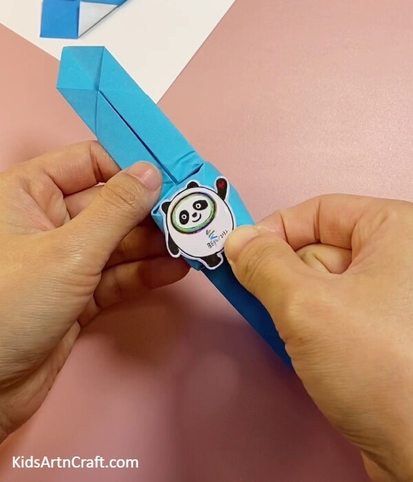 Decorate The Dial With Stickers-How to make a paper watch with origami in the residence