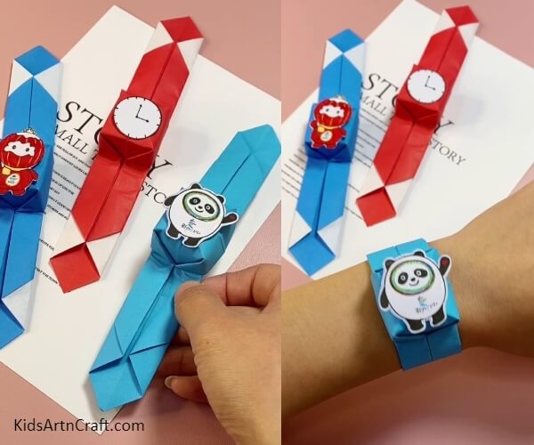 Our Origami Paper Watch Is Now Ready To Be Worn-Learn the craft of origami to make a paper watch in your abode