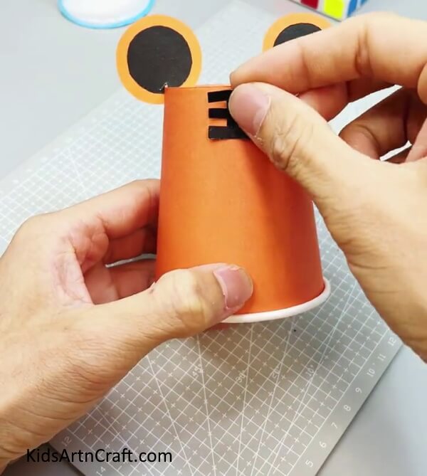 Making Head Of The Tiger - Crafting a Tiger from a Paper Cup - An Easy Tutorial for Youngsters 
