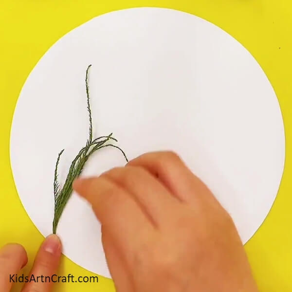 Making Seaweed- Making a Leaf Craft For Beginners Submerged in Water with Fish 