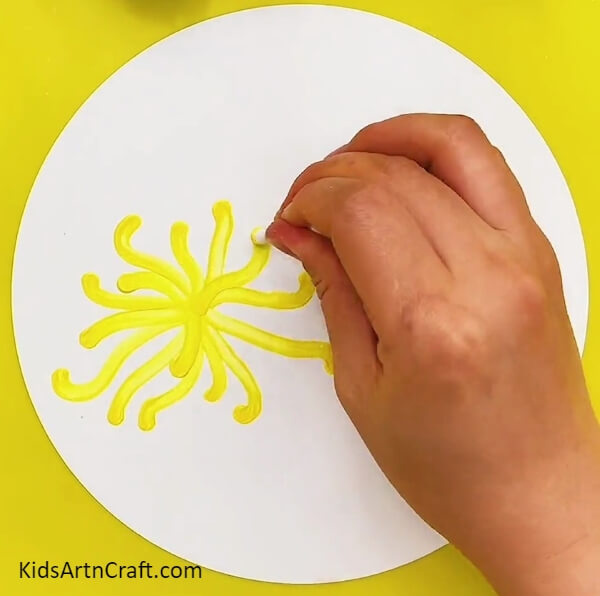 Painting All The Petals-Crafting a One-of-a-Kind Piece of Art with Cotton Buds