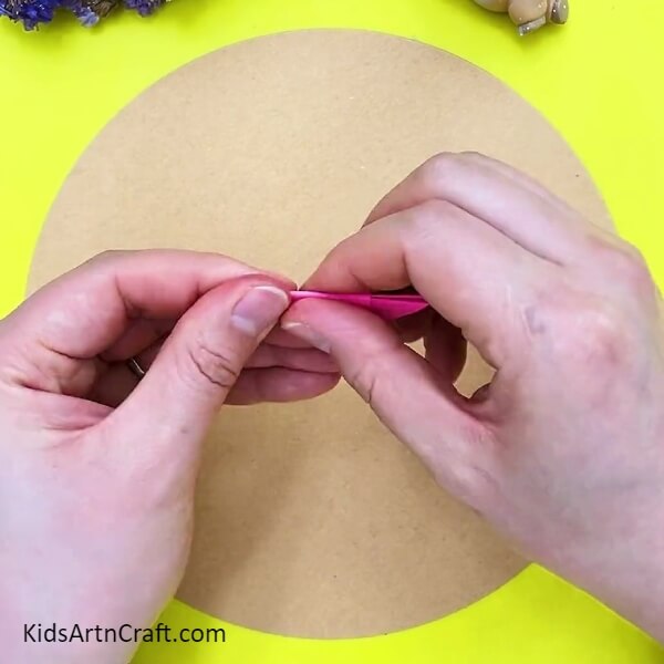 Giving pressure to our folding- A Child-Friendly Guide on How to Make 3D Flowers 