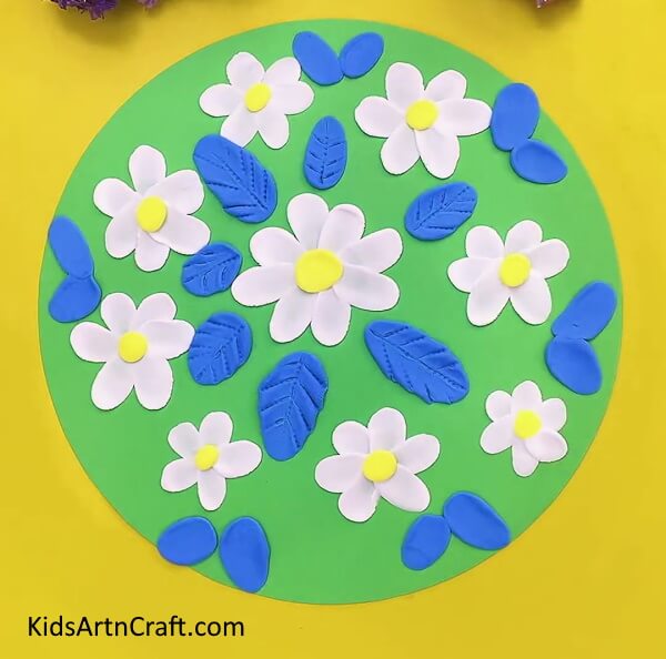 Now,The Final Look Of Your Clay Flowers Craft!- A Kid-Friendly Tutorial on Crafting Clay Flowers Easily