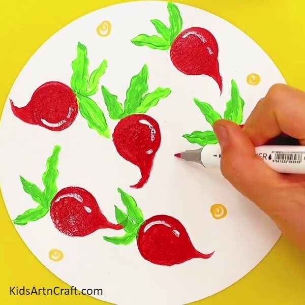 Painting a Presentable Background- A great way to get the kids involved in painting: a peacock finger painting idea.