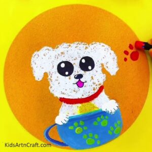 Adorable Puppy Artwork Tutorial For Kids - Kids Art & Craft