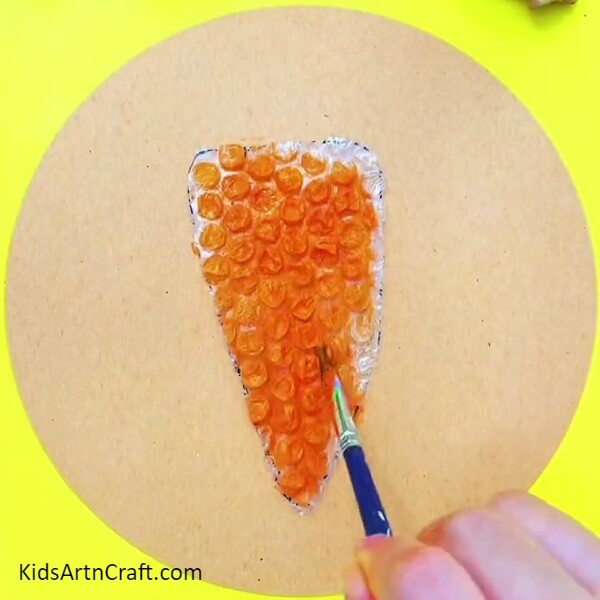 Painting The Cut Out - Crafts With Carrots Utilizing Bubble Wrap For Novices 