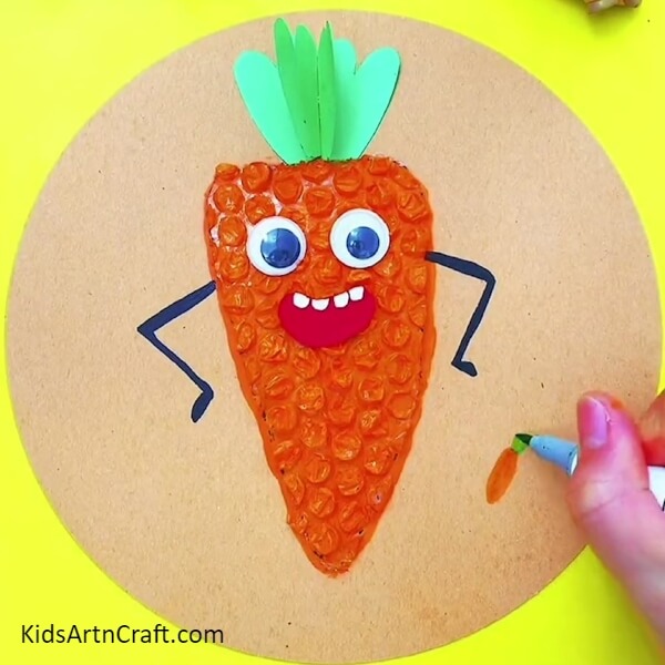 Drawing A Tiny Carrot - Incredible Carrot Projects Utilizing Bubble Wrap For Novices 
