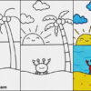 Beach Drawing And Coloring Art Tutorial For Kindergartners