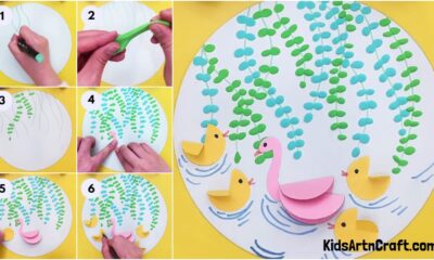 Beautiful Ducks In Swamp Craftwork Step-by-step Instructions
