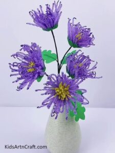 Beautiful Fruit Foam Flowers Step by Step Tutorial For Kids - Kids Art ...