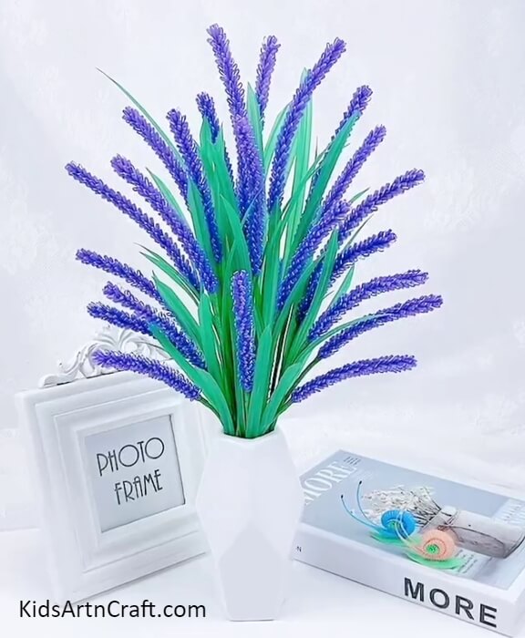 Beautiful Lavender 3D Flowers Making Art Tutorial For Beginners