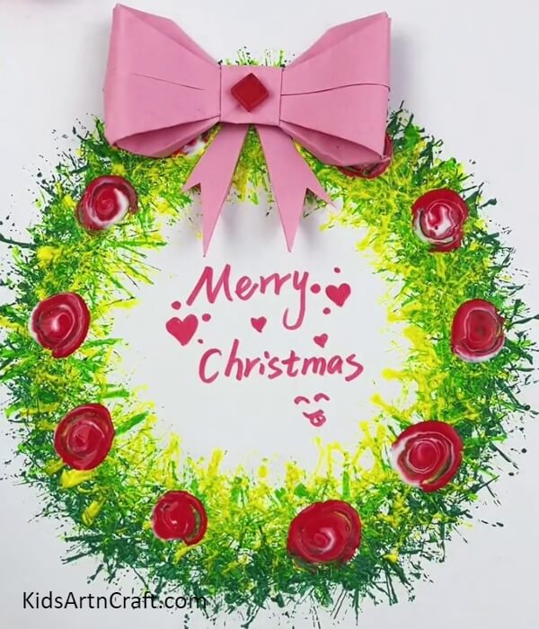 This Is The Final Look Of Your Wreath Artwork!-