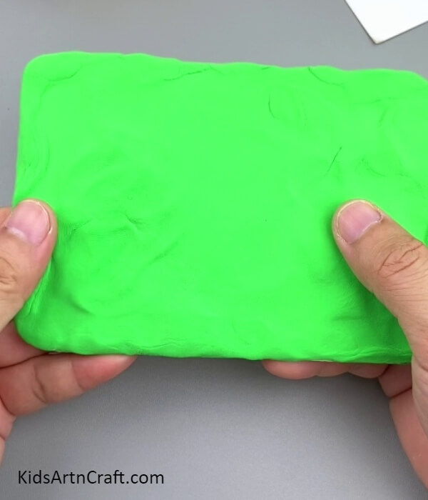 Covering The Rectangle With Clay-
