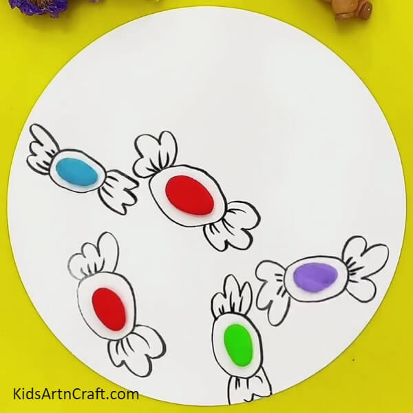 Make More Candies With A Black Marker/sketch Pen- Crafting fun and colorful clay candies - a great beginner activity! 