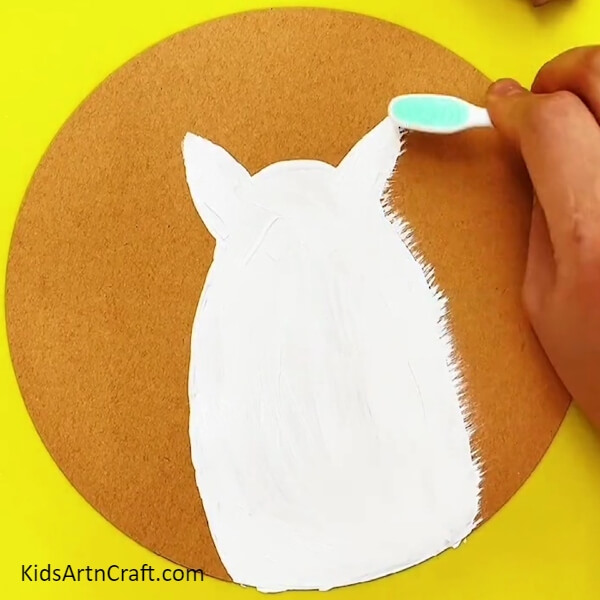 Fur of the Cat- Adorable Feline Artwork Painting Directions Step-by-Step