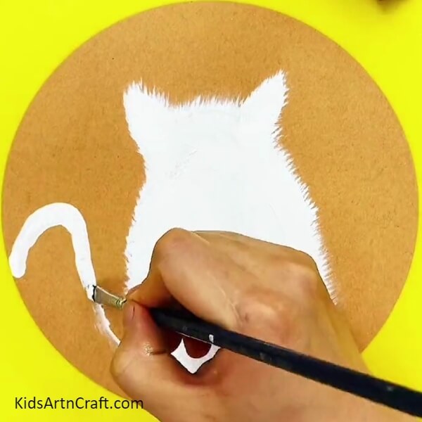 Tail of the Cat- Sweet Kitty Artwork Instructional Tutorial Step-by-Step