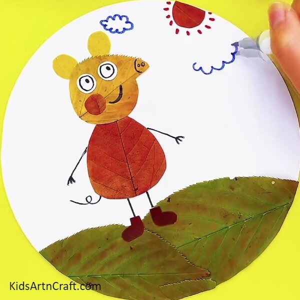 Let's Now Add Some Clouds-A delightful Peppa Pig project thought for children