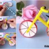 Cycle Making From Paper Cup And Plastic Straw