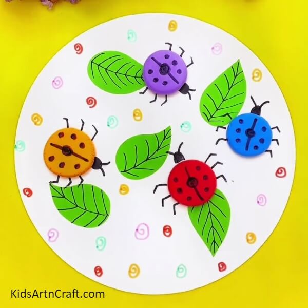 Now, The DIY Clay Ladybugs Craft Is Ready!-Step-by-step For Kids