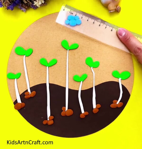 Add Clouds- Starting your own seedlings with clay as a creative outlet for children.
