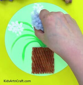 Easy Fruit Foam Net Flower Pot Artwork For Kids - Kids Art & Craft