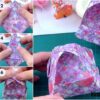 Easy Paper Basket Origami Craft Step by Step Tutorial For Kids