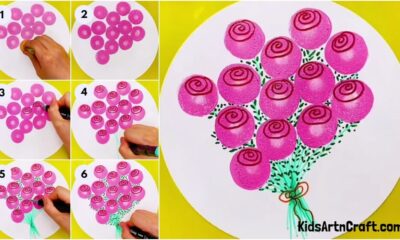 Easy to Make Roses Artwork Bouquet For Beginners