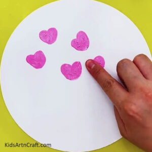 Heart Flower Bouquet Art Step by Step Tutorial For Kids - Kids Art & Craft