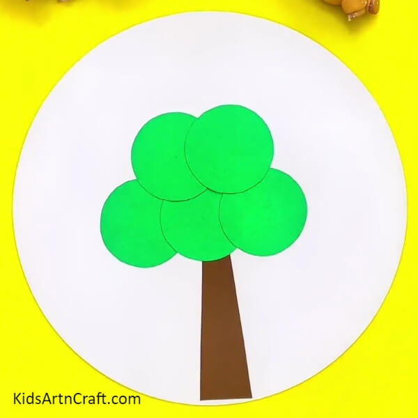Making Leaf Bush-A Guide to Assembling an Apple Tree Craft for Learners