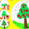 How to Make Apple Tree Craft Tutorial For Beginners