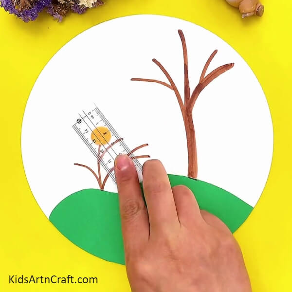 making a circular leaf- Complete tutorial of making an beautiful scenery of clay for Kids