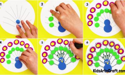 How to make Clay peacock easy Tutorial for Kids