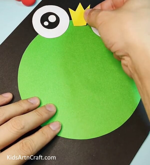Adding A Crown-Frog Craft For Kids